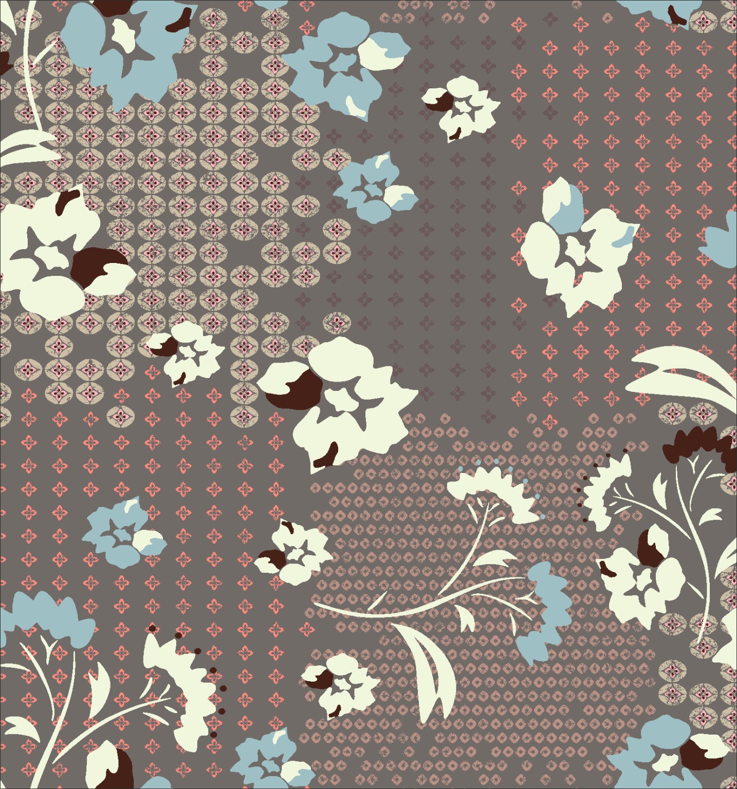 Vintage floral pattern